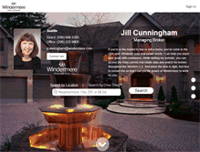 Tablet Screenshot of jillcunninghamrealestate.com